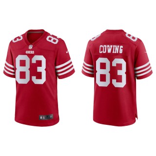 49ers Jacob Cowing Scarlet Game Jersey