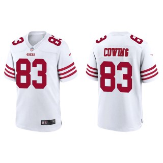 49ers Jacob Cowing White Game Jersey