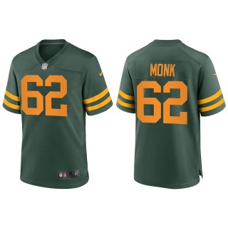 Packers Jacob Monk Green Alternate Game Jersey