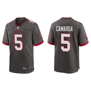 Men's Buccaneers Jake Camarda Pewter 2022 NFL Draft Alternate Game Jersey