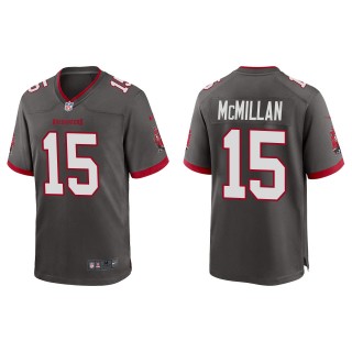 Buccaneers Jalen McMillan Pewter Alternate Game Jersey