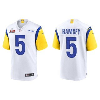Super Bowl LVI Jalen Ramsey Rams White Game Jersey