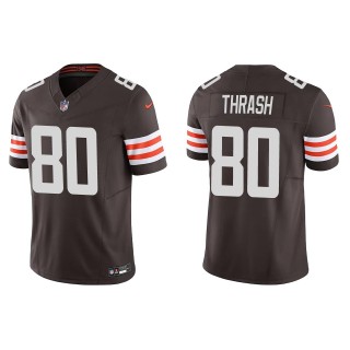 Browns Jamari Thrash Brown Vapor F.U.S.E. Limited Jersey