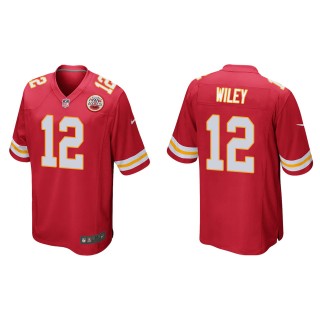 Chiefs Jared Wiley Red Game Jersey