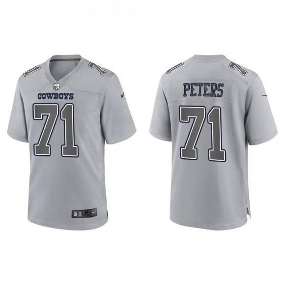 Men's Dallas Cowboys Jason Peters Gray Atmosphere Fashion Game Jersey