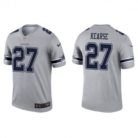 Men's Cowboys Jayron Kearse Gray Inverted Legend Jersey