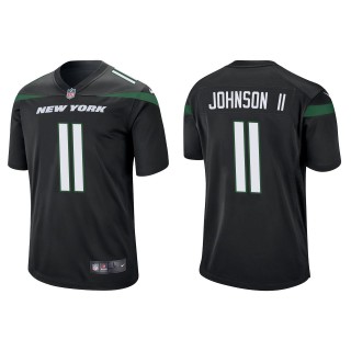 Men's Jets Jermaine Johnson II Black 2022 NFL Draft Game Jersey