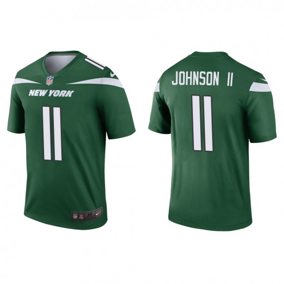 Men's Jets Jermaine Johnson II Green 2022 NFL Draft Legend Jersey