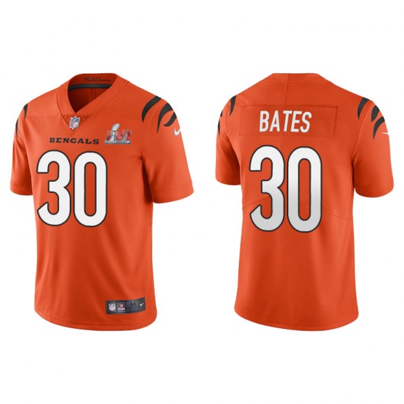 Super Bowl LVI Jessie Bates III Bengals Orange Vapor Limited Jersey