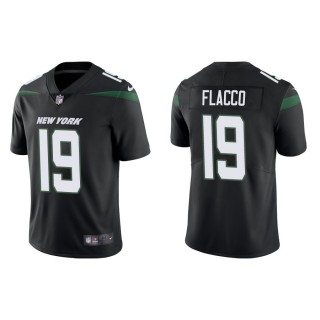 Joe Flacco Jersey Jets Black Vapor Limited