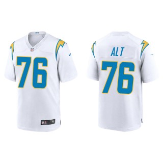 Chargers Joe Alt White Game Jersey