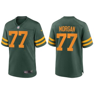 Packers Jordan Morgan Green Alternate Game Jersey