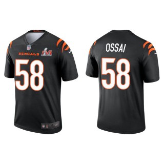 Super Bowl LVI Joseph Ossai Bengals Black Legend Jersey