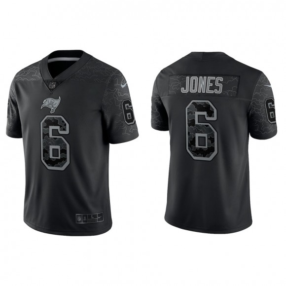 Men's Tampa Bay Buccaneers Julio Jones Black Reflective Limited Jersey