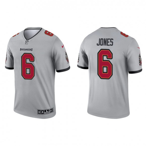 Men's Tampa Bay Buccaneers Julio Jones Gray Inverted Legend Jersey