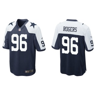 Cowboys Justin Rogers Navy Alternate Game Jersey