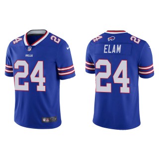 Men's Bills Kaiir Elam Royal 2022 NFL Draft Vapor Limited Jersey