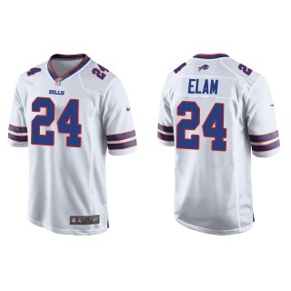 Men's Bills Kaiir Elam White 2022 NFL Draft Game Jersey