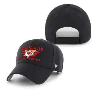 Men's Kansas City Chiefs '47 Black Super Bowl LVII MVP Adjustable Hat