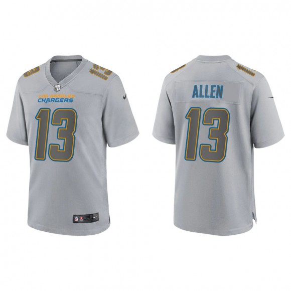 Men's Keenan Allen Los Angeles Chargers Gray Atmosphere Fashion Game Jersey