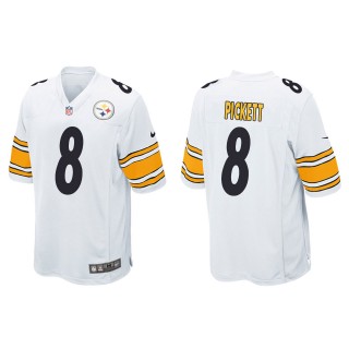 Men's Steelers Kenny Pickett White 2022 NFL Draft Game Jersey