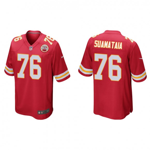 Chiefs Kingsley Suamataia Red Game Jersey