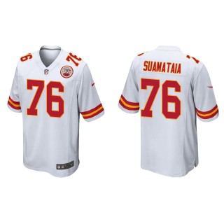 Chiefs Kingsley Suamataia White Game Jersey