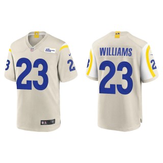 Men's Rams Kyren Williams Bone 2022 NFL Draft Game Jersey