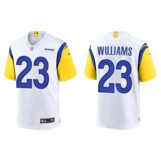 Men's Rams Kyren Williams White 2022 NFL Draft Alternate Game Jersey