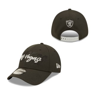 Las Vegas Raiders Black 2022 NFL Draft 9FORTY Adjustable Hat