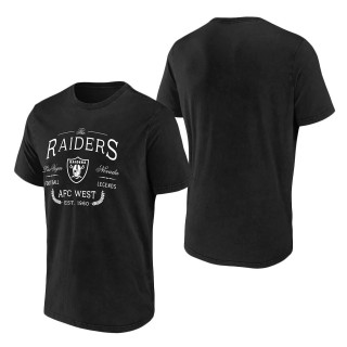 Men's Las Vegas Raiders NFL x Darius Rucker Collection by Fanatics Black T-Shirt