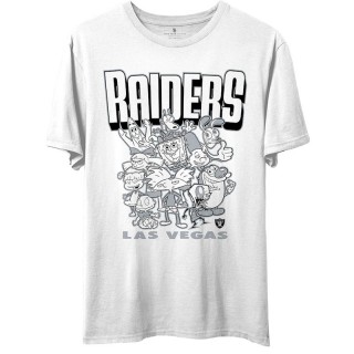 Men's Las Vegas Raiders White NFL x Nickelodeon T-Shirt