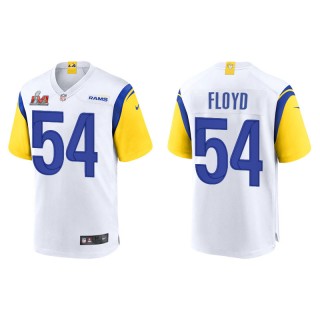 Super Bowl LVI Leonard Floyd Rams White Game Jersey