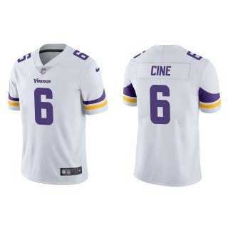 Men's Vikings Lewis Cine White 2022 NFL Draft Vapor Limited Jersey