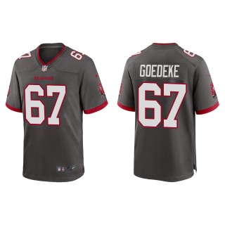 Men's Buccaneers Luke Goedeke Pewter 2022 NFL Draft Alternate Game Jersey