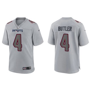 Men's Malcolm Butler New England Patriots Gray Atmosphere Fashion Game Jersey