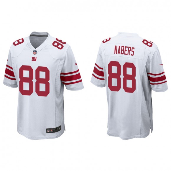 Giants Malik Nabers White Game Jersey