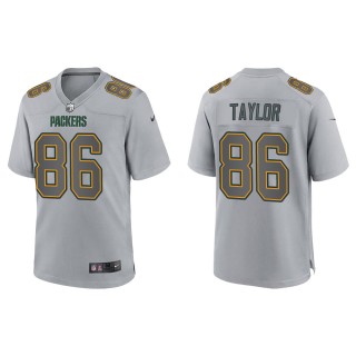 Men's Malik Taylor Green Bay Packers Gray Atmosphere Fashion Game Jersey