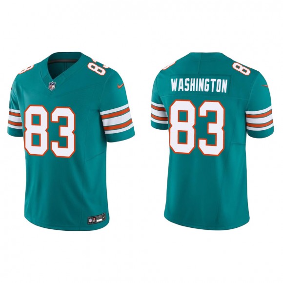 Dolphins Malik Washington Aqua Vapor F.U.S.E. Limited Jersey