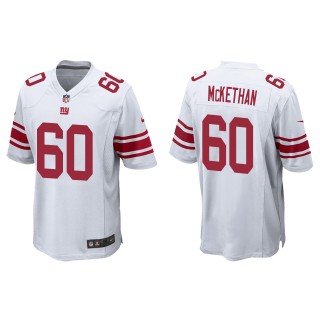 Men's Giants Marcus McKethan White 2022 NFL Draft Game Jersey