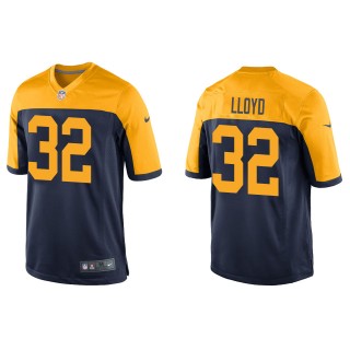 Packers MarShawn Lloyd Navy Throwback Game Jersey