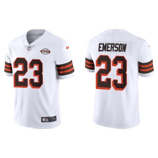 Men's Browns Martin Emerson White 1946 Collection Limited Jersey