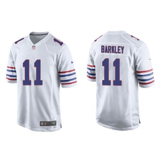 Men's Bills Matt Barkley White Alternate Game Jersey