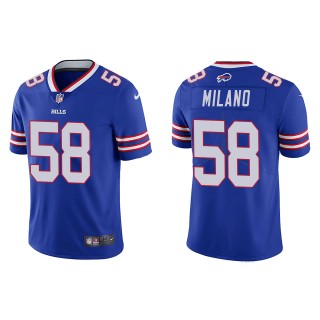 Men's Buffalo Bills Matt Milano Royal Vapor Limited Jersey