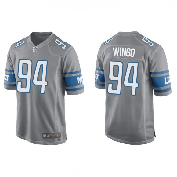 Lions Mekhi Wingo Silver Game Jersey