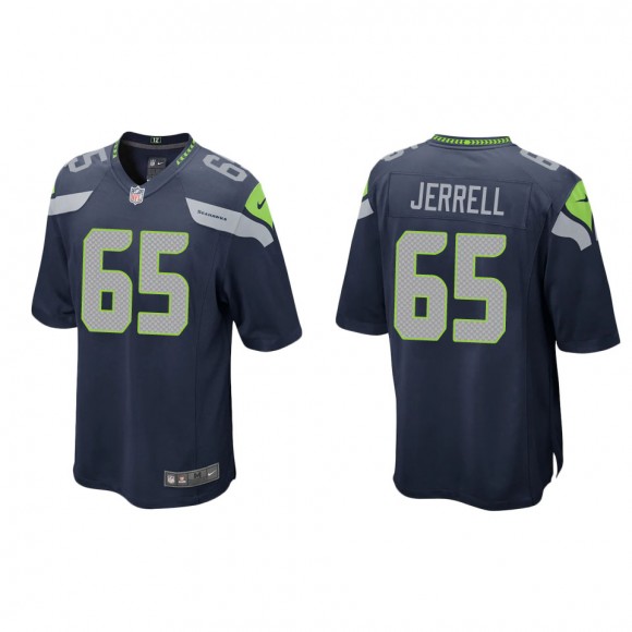 Seahawks Michael Jerrell College Navy Game Jersey