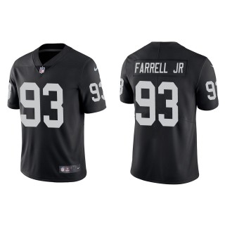 Men's Raiders Neil Farrell Jr. Black Vapor Limited Jersey