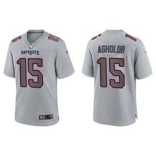 Men's Nelson Agholor New England Patriots Gray Atmosphere Fashion Game Jersey