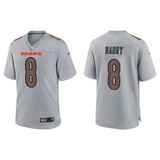 Men's N'Keal Harry Chicago Bears Gray Atmosphere Fashion Game Jersey