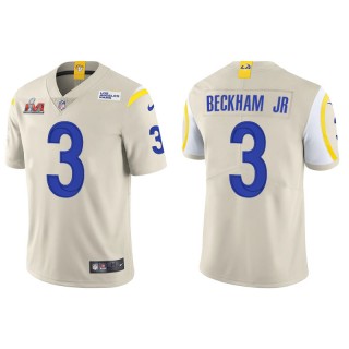 Super Bowl LVI Odell Beckham Jr. Rams Bone Vapor Limited Jersey